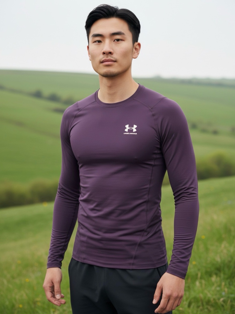 Men’s Under Armour Heatgear Long Sleeve Shirt Size L